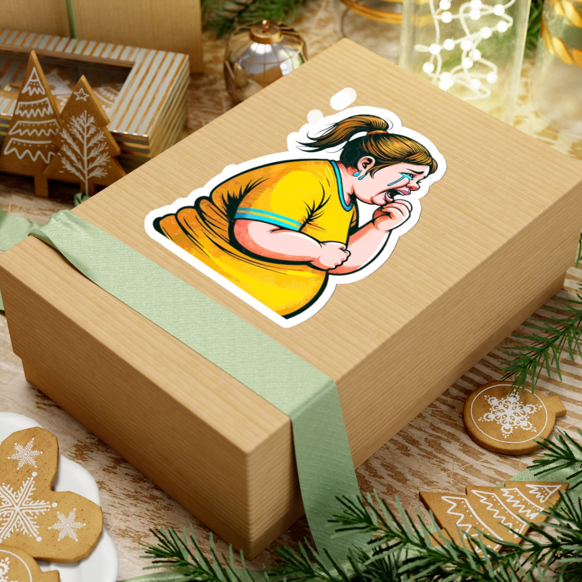 When You On A Diet Belike Kiss-Cut Stickers