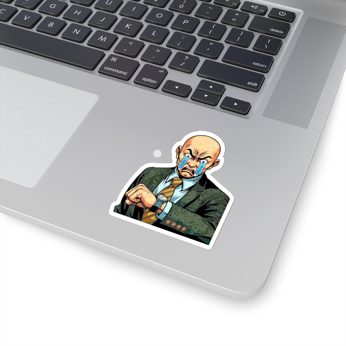 Angry Teacher when you are late Kiss-Cut Stickers