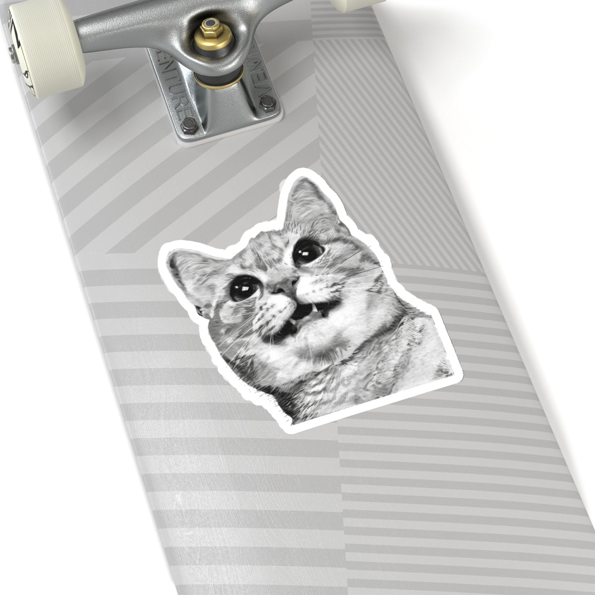 Smile cat Kiss-Cut Sticker