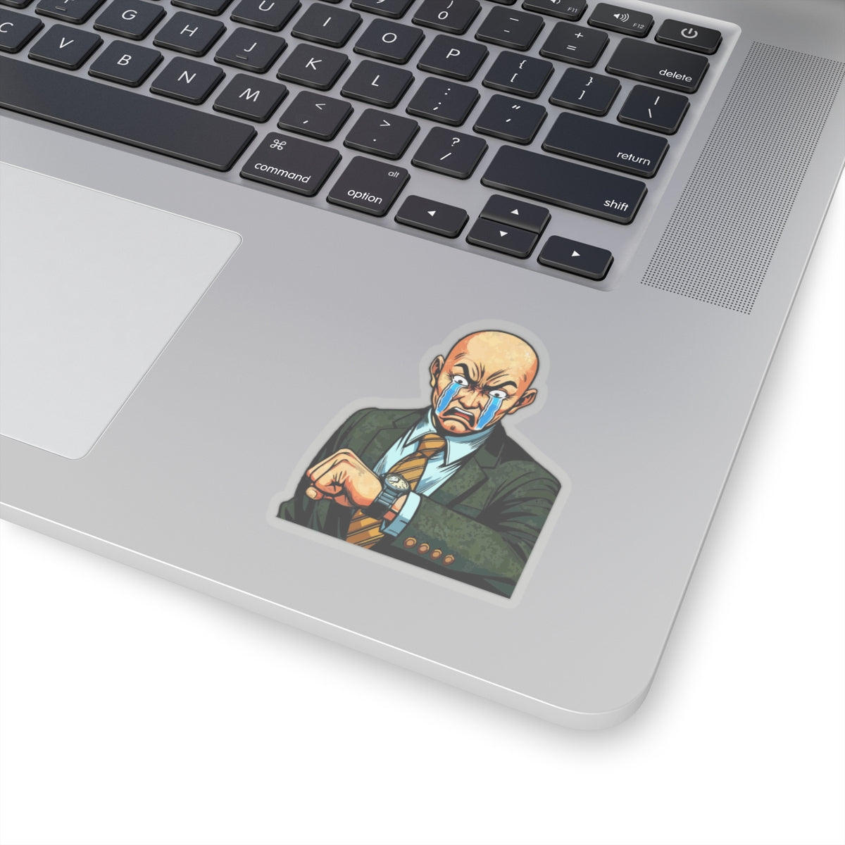 Angry Teacher when you are late Kiss-Cut Stickers